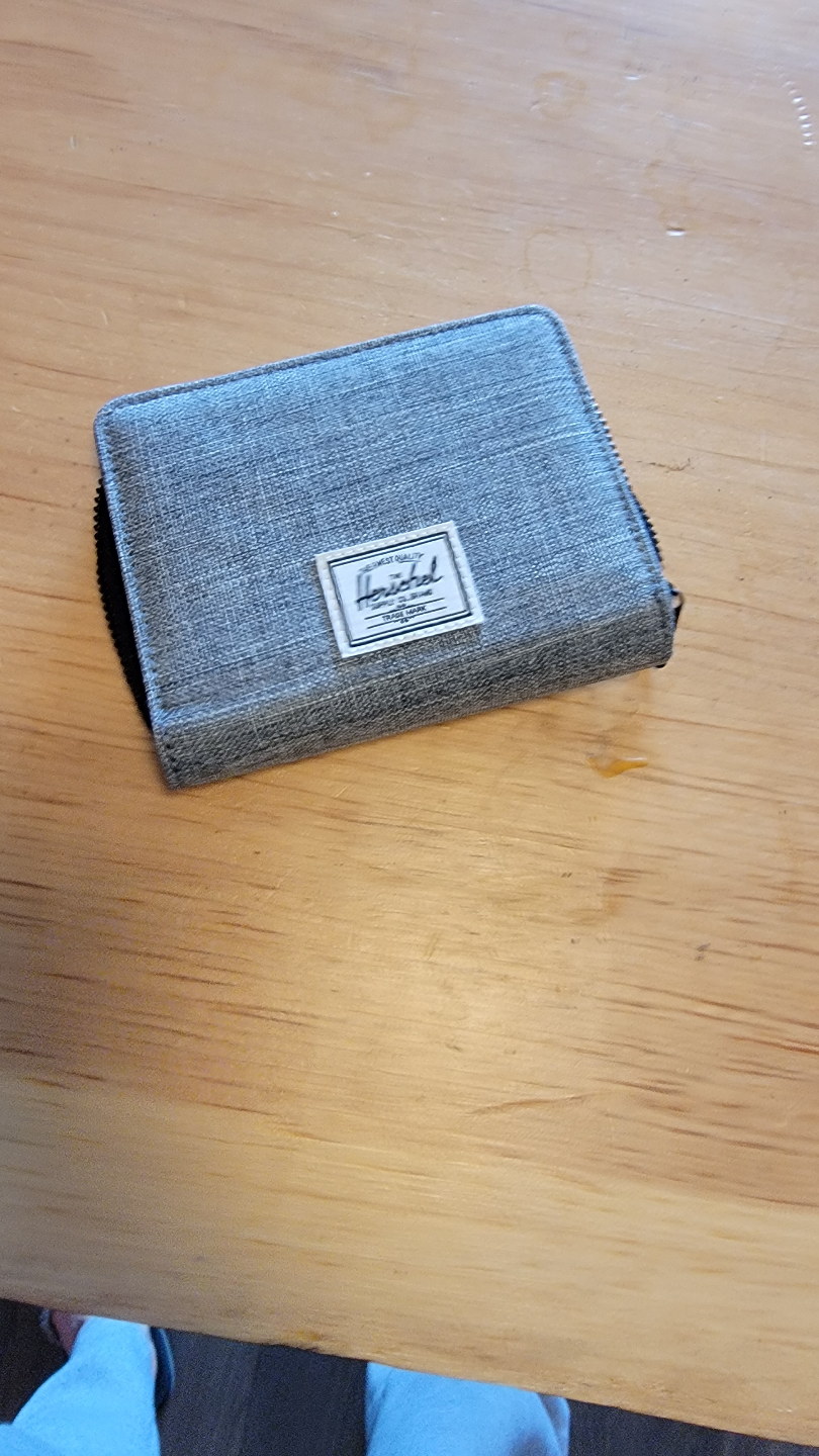 Herschel Supply Co. Grey Zipper Wallet