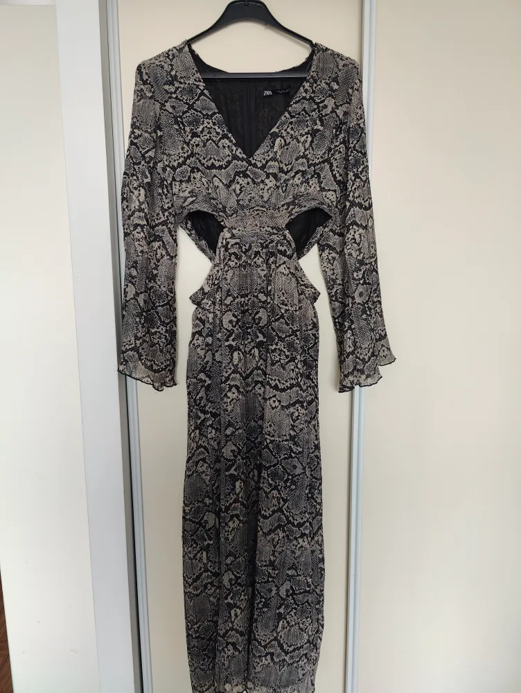 Snakeskin Midi Dress with Cutouts thumbnail