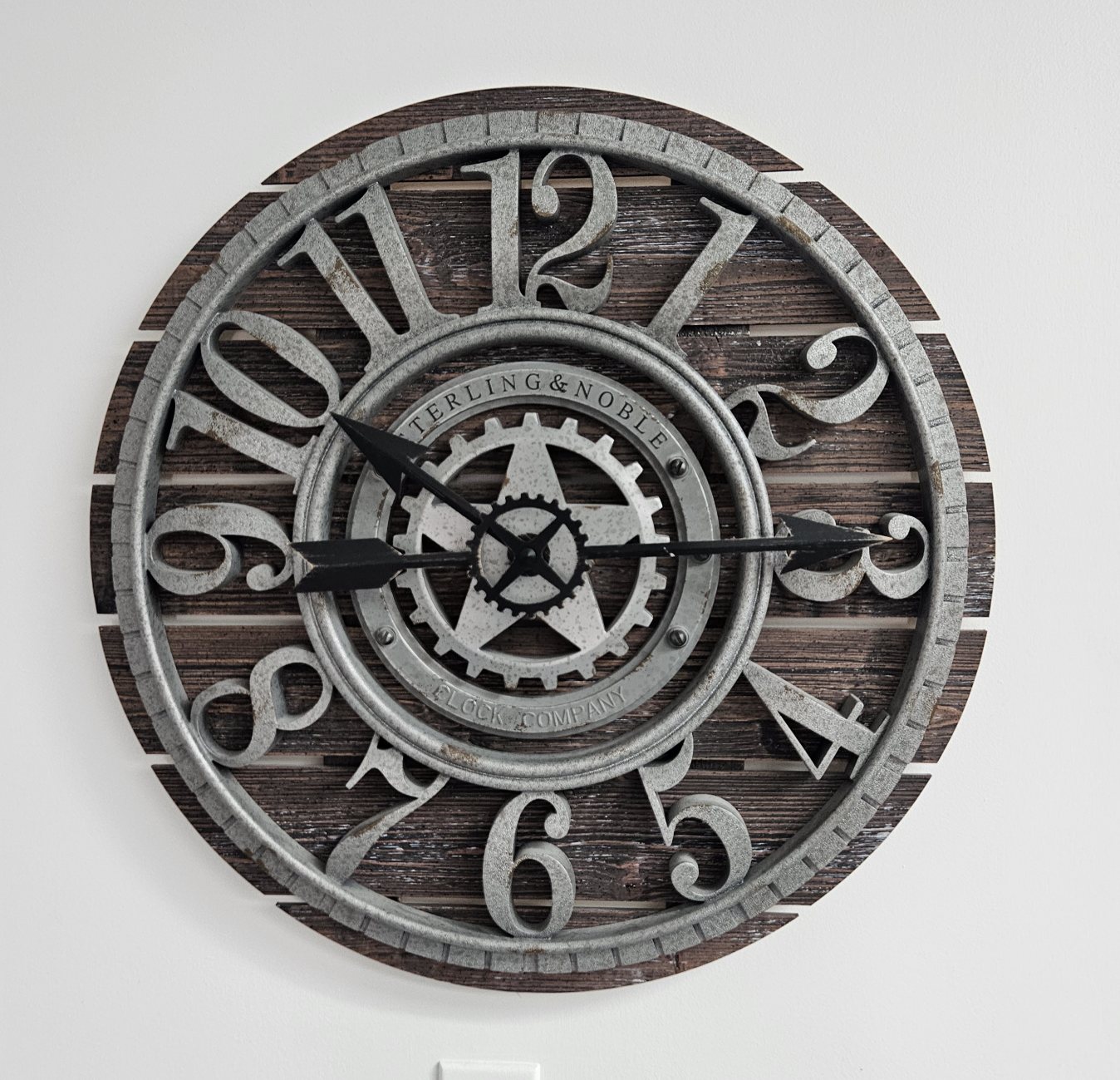 24" wall clock