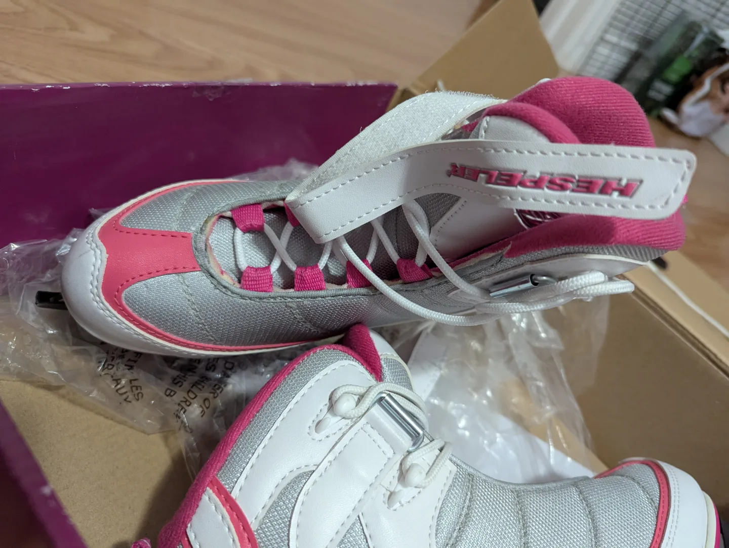 Hespelar Girls' Figure Skates Size J3 image indicator(6)