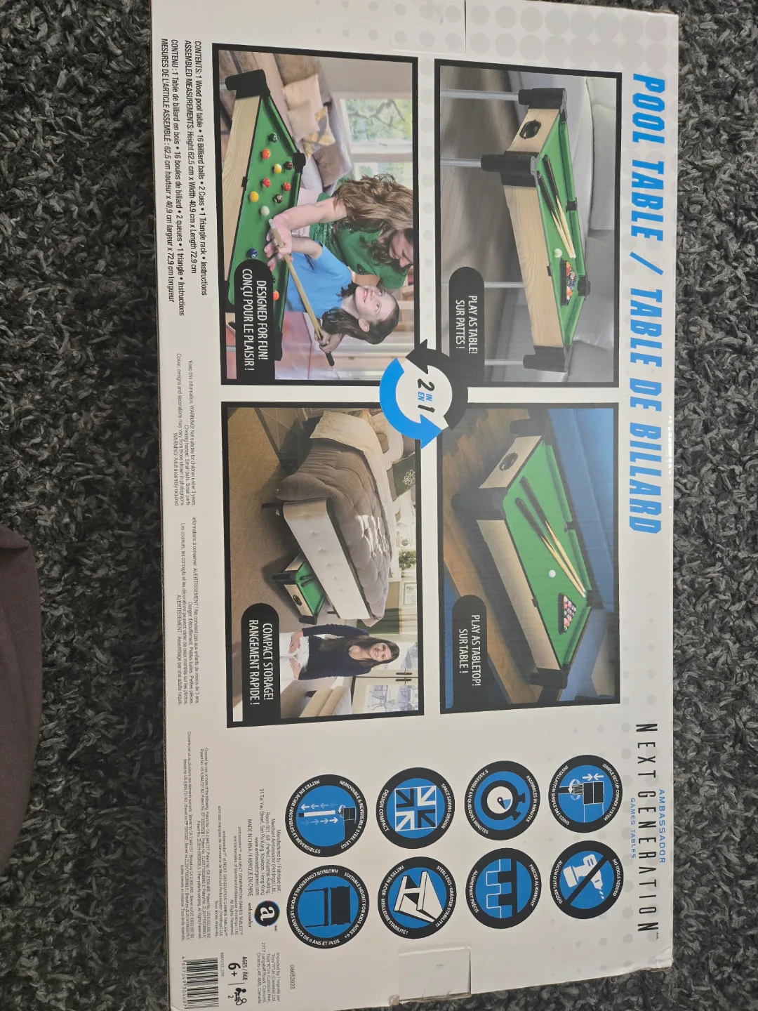 Next Generation Ambassador Pool Table image indicator(3)