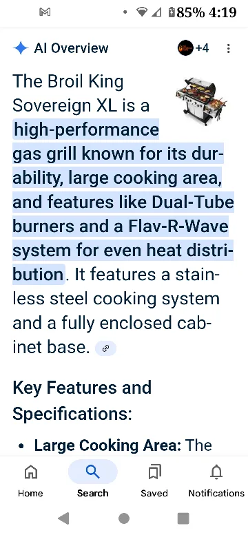 Broil King Sovereign XL Propane BBQ image indicator(6)