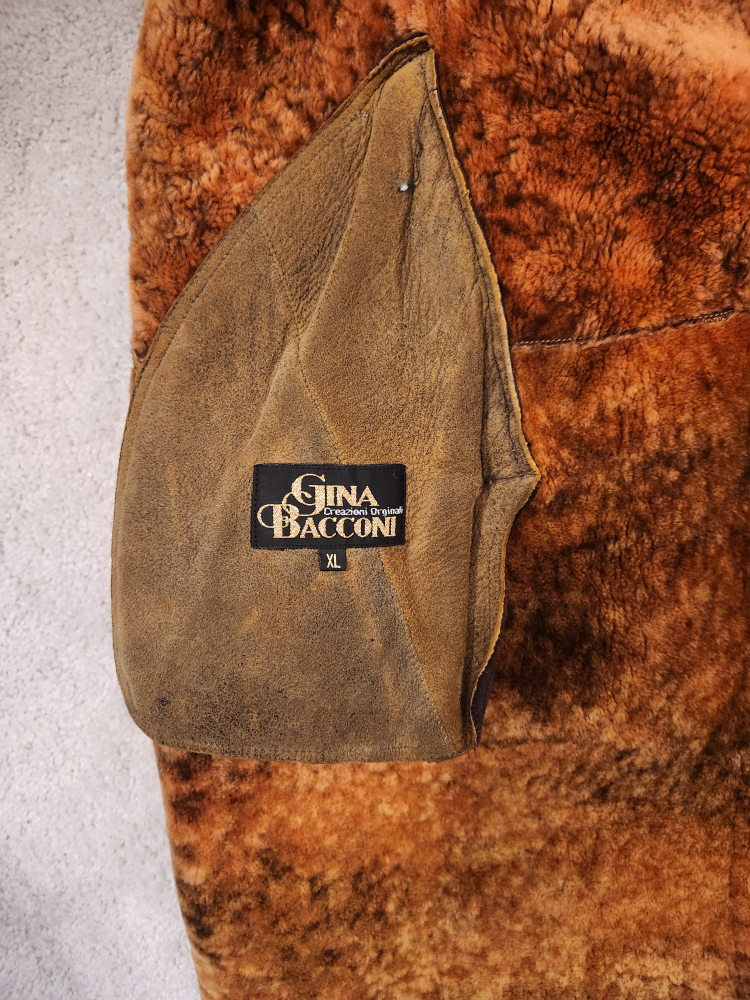 Italian  Gina Bacconi Sheepskin Coat - Size L - photo 2
