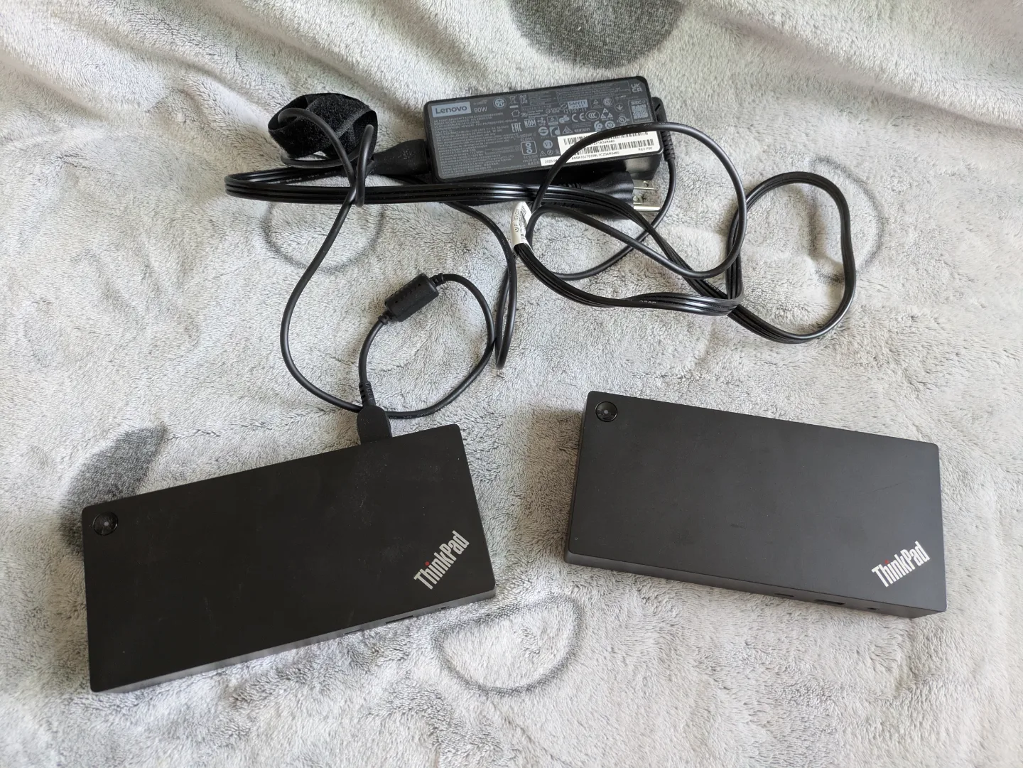 Two x Lenovo ThinkPad Docking Station thumbnail