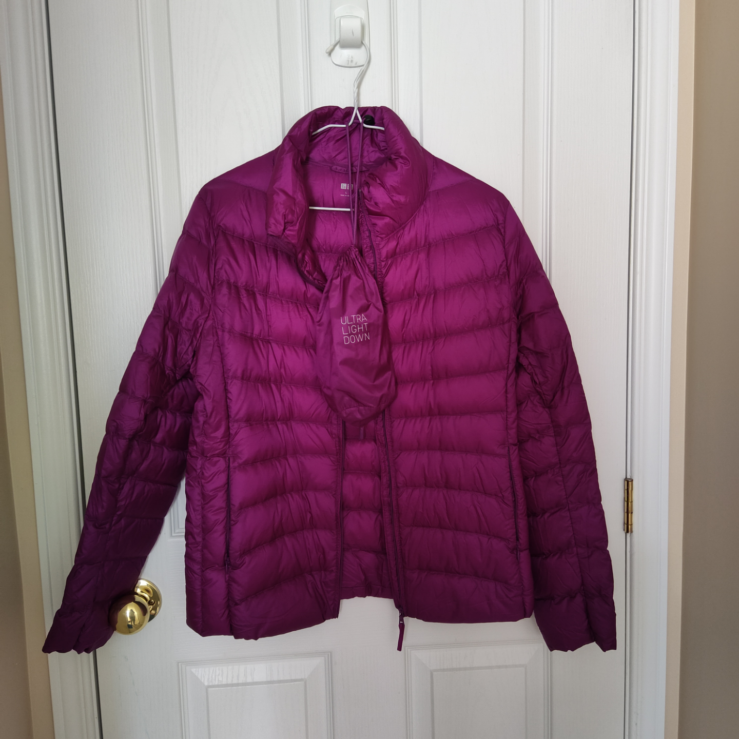 Uniqlo Ultra Light Down Jacket - Purple - Size Large