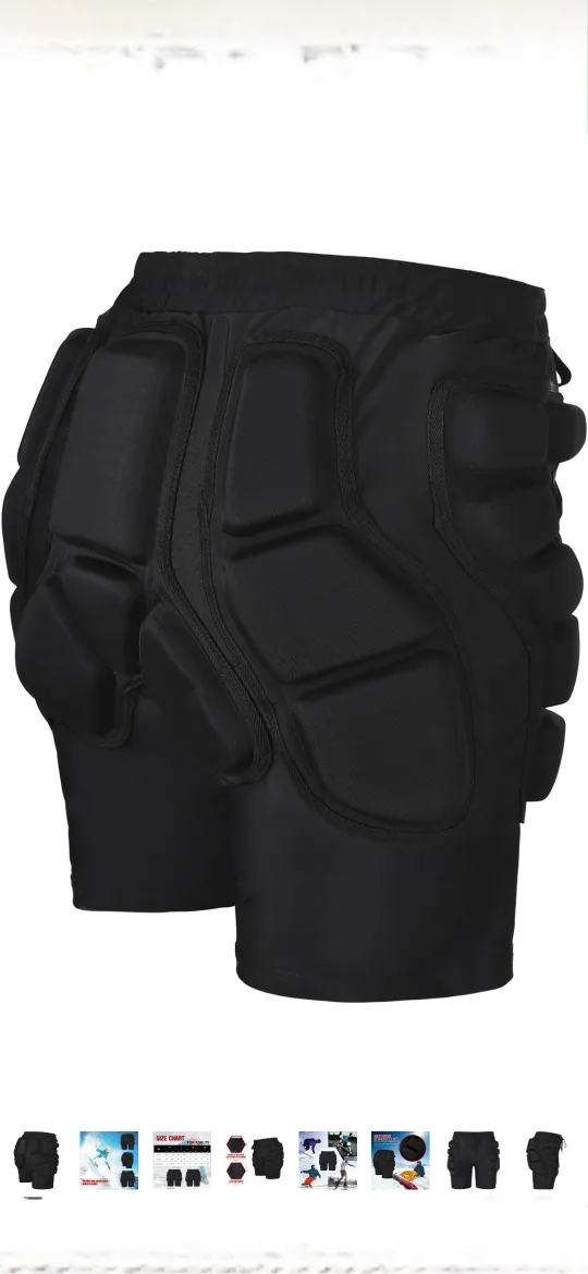 Bodyprox Protective Shorts - Hip Pads for Sports image indicator(4)