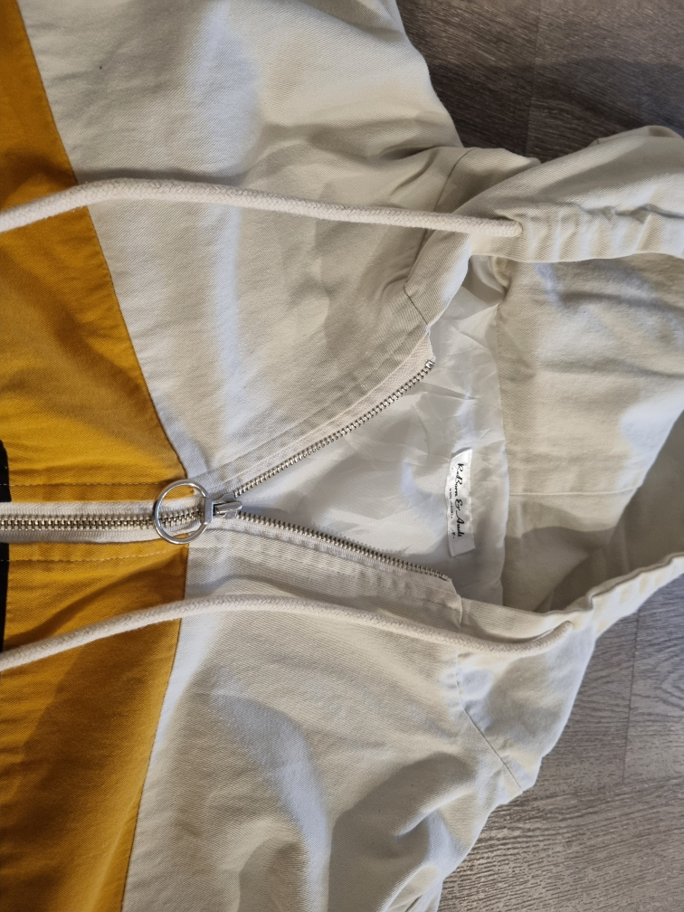 Colour-blocked Zip-up Hoodie Jacket - photo 3