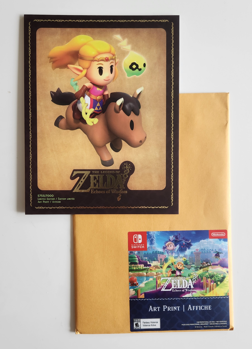 Legend Of Zelda: Echoes Of Wisdom Art Print Promo 5755/7000
