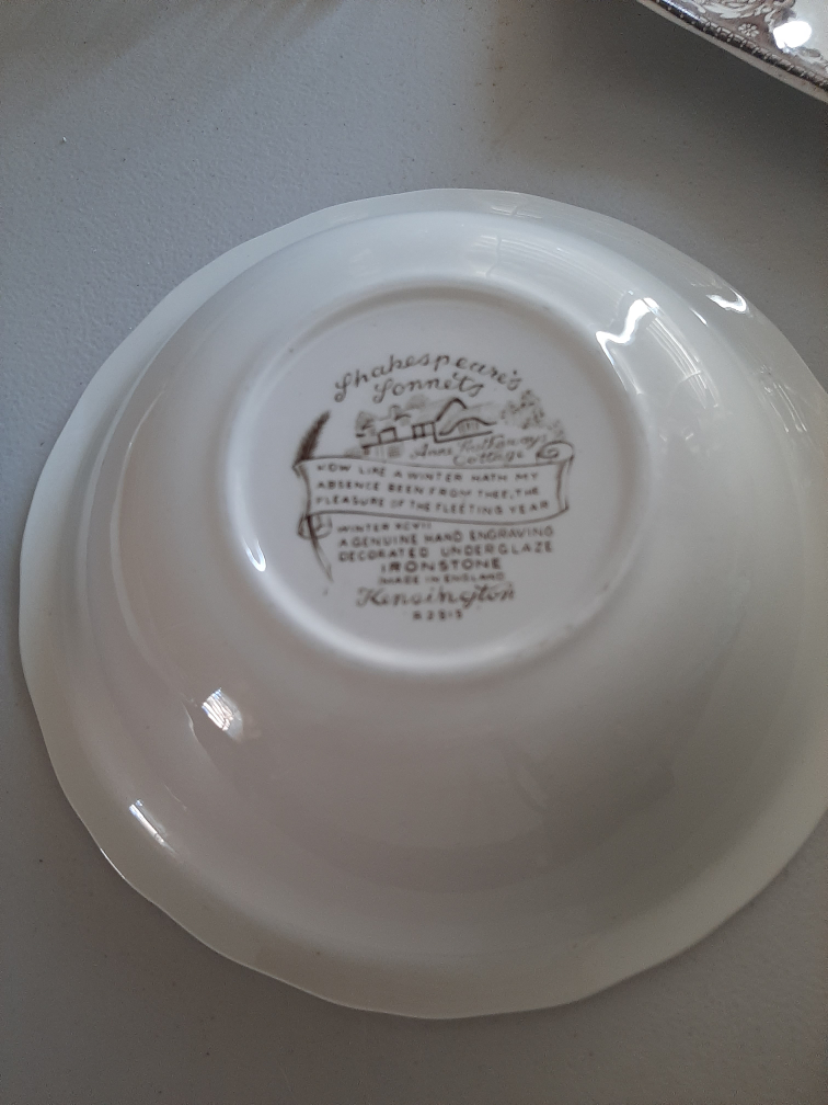 Vintage Shakespeare Jonnie's Winter Scene Bowl - photo 2