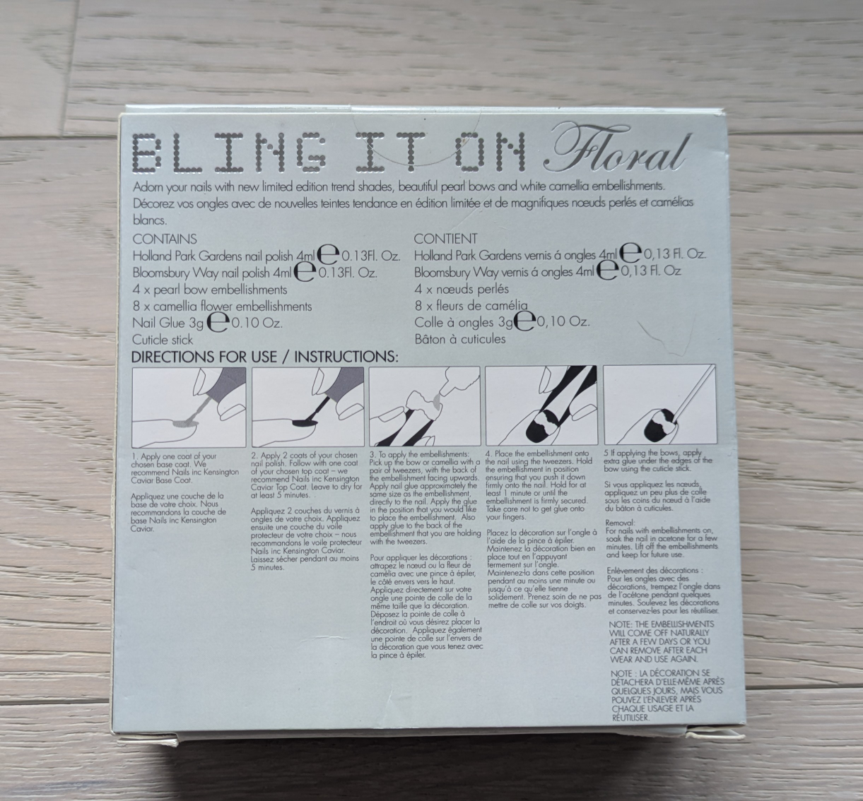 Nails Inc. London Bling It On Floral Nail Art Kit - photo 2