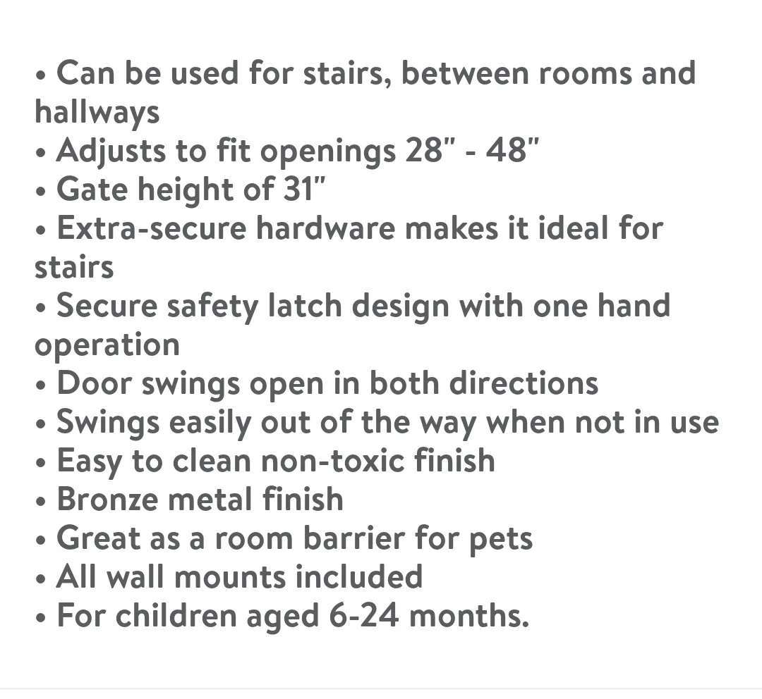 💥Regalo Easy Open and Close Metal Baby Gate image indicator(7)