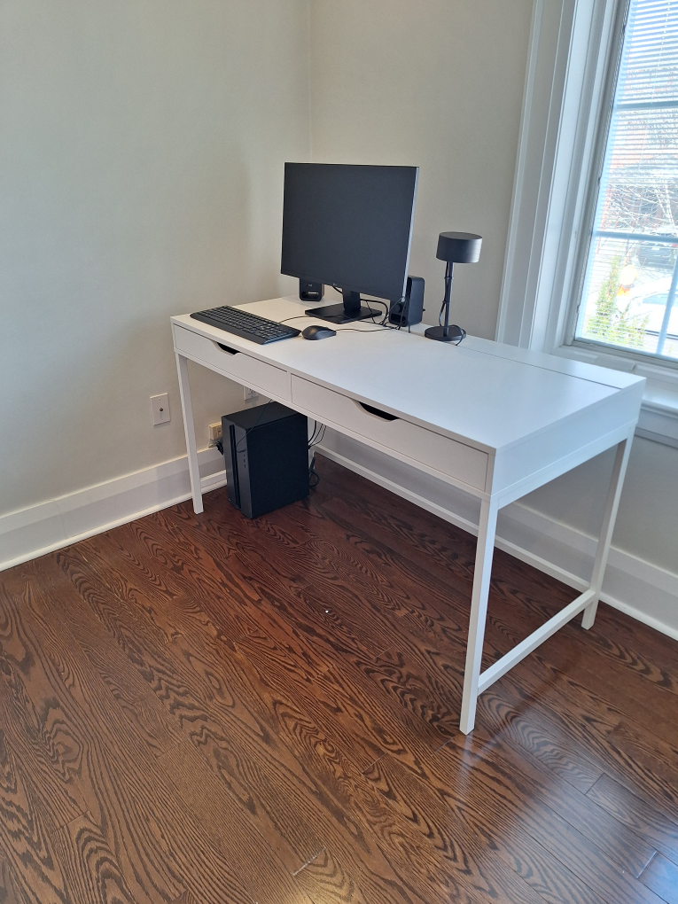 Ikea ALEX Desk with Two Drawers