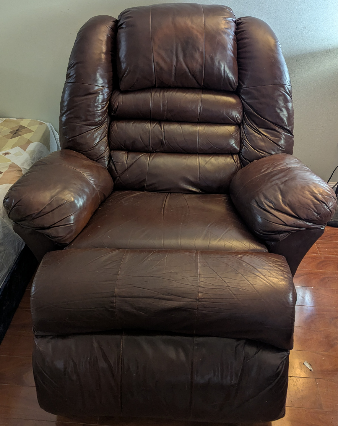 Brown Leather Recliner