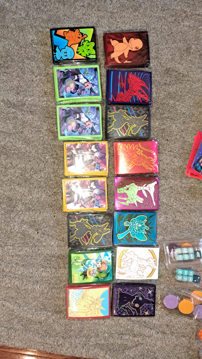 Pokemon TCG Bulk Lot: Sleeves, Dice, Playmat & More! - photo 4