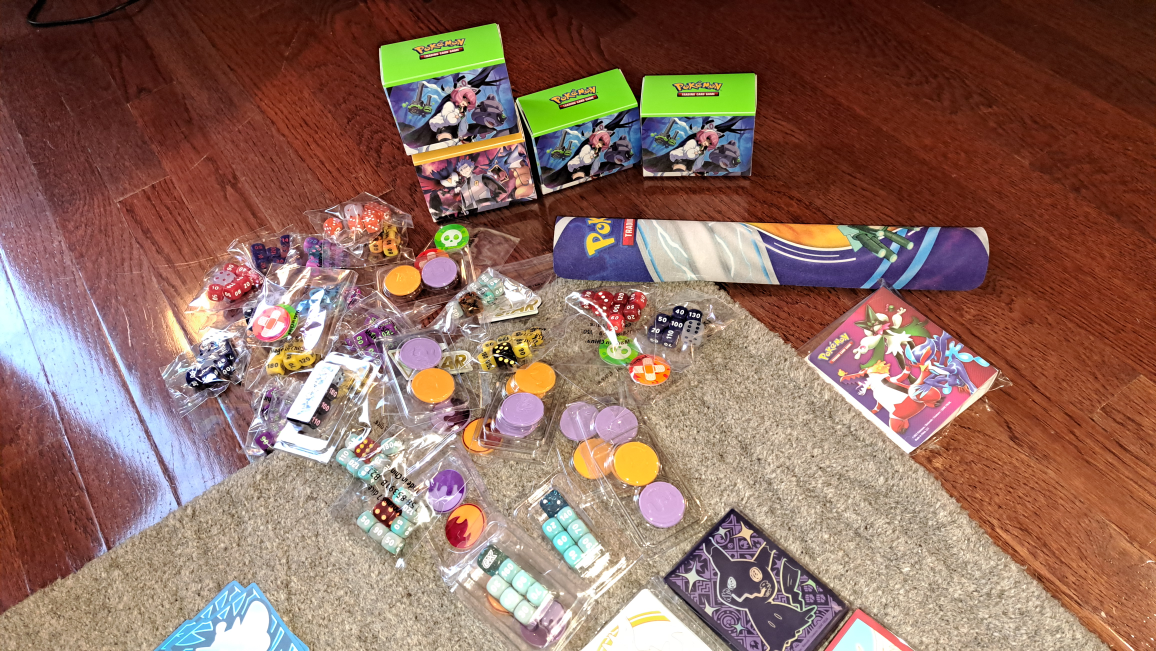 Pokemon TCG Bulk Lot: Sleeves, Dice, Playmat & More! - photo 5