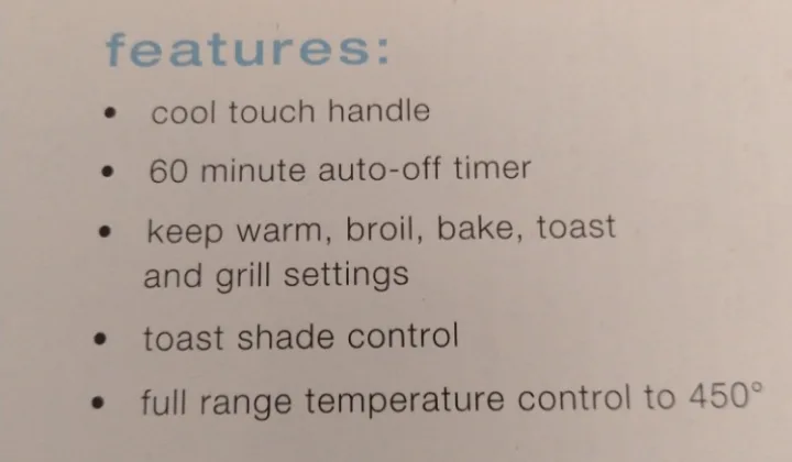Toaster Oven (BNIB) image indicator(4)