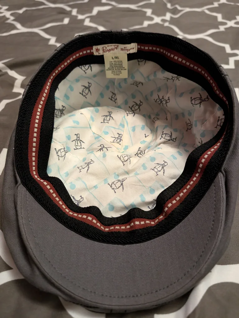 Men's Grey Denim Cabbie Hat image indicator(2)