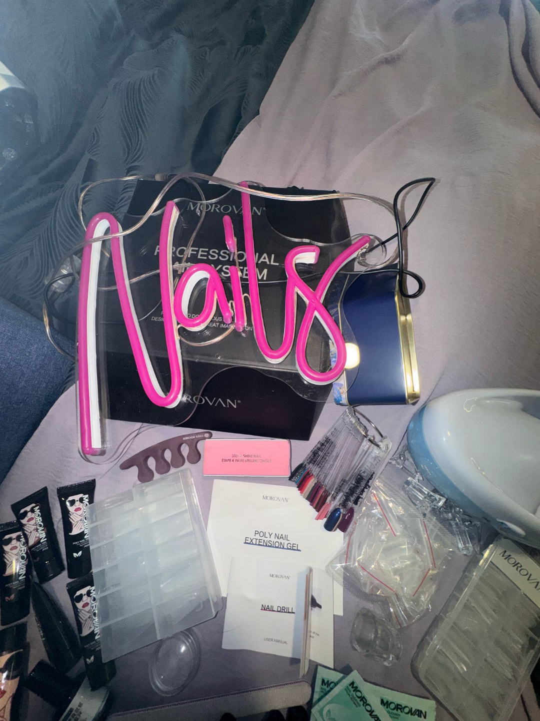 Huge Nail Salon Kit - Morovan & CND - photo 4