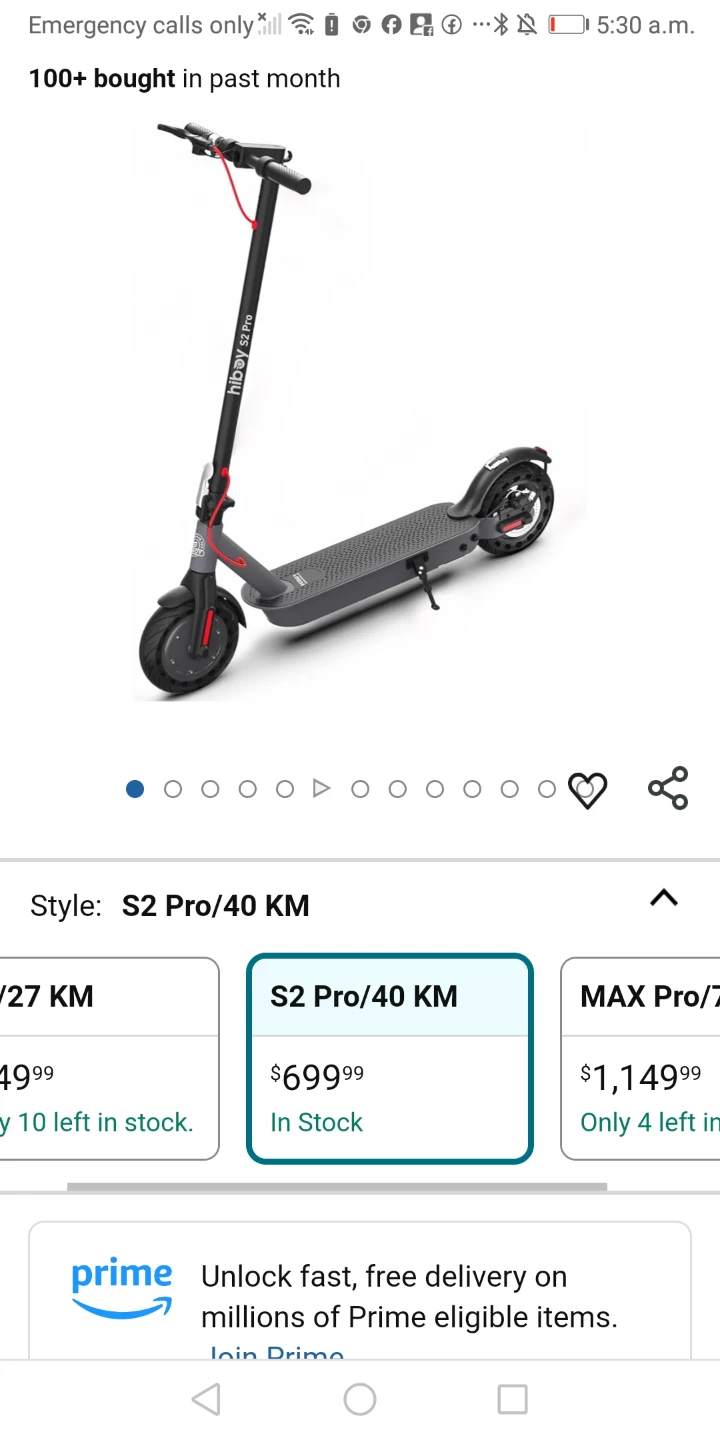 Hiboy S2 Pro 40 KM Electric Scooter