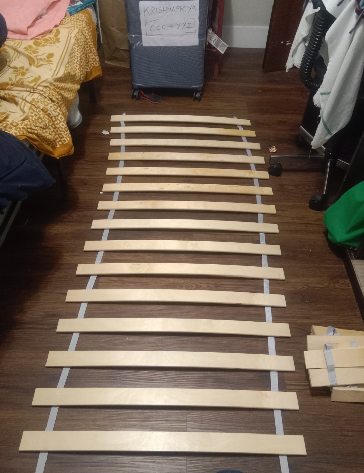IKEA LURÖY Queen Slatted Bed Base