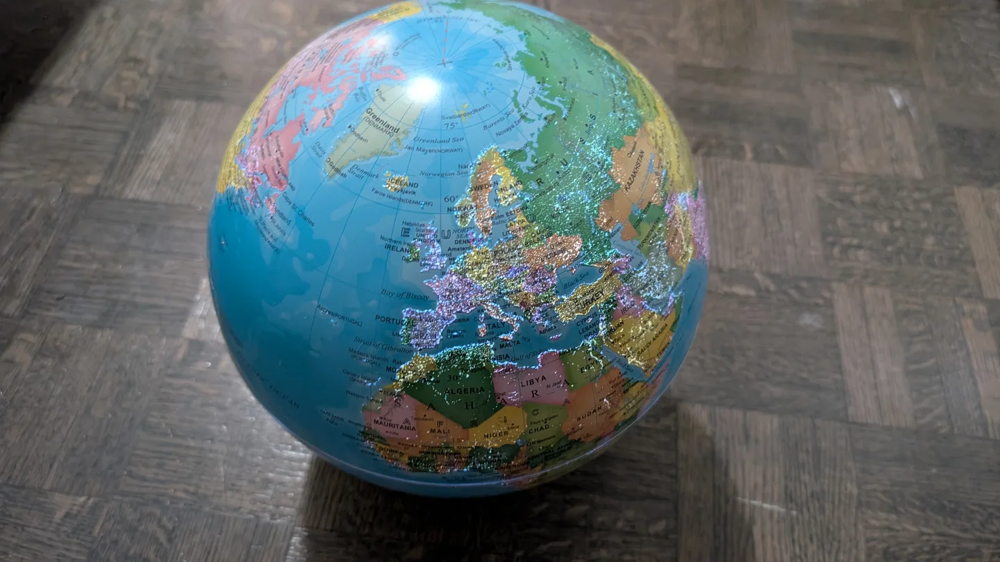 Vintage Illuminated Globe Lamp – Rare globe image indicator(2)