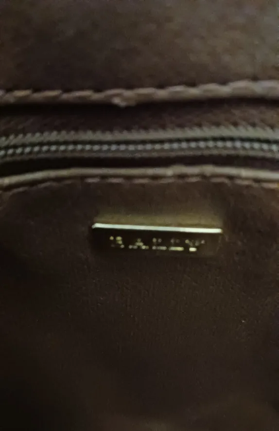 Vintage Bally tan leather handbag image indicator(5)