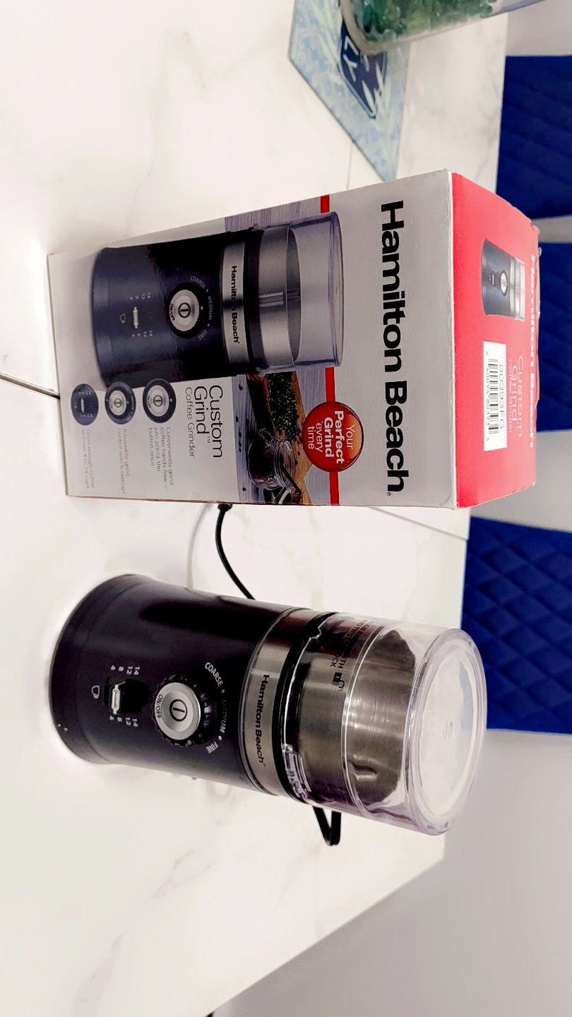 Hamilton Beach Custom Grind Coffee Grinder