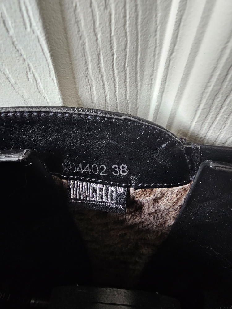 Women's Black Vangelo Buckle Boots - Size 38 - photo 2