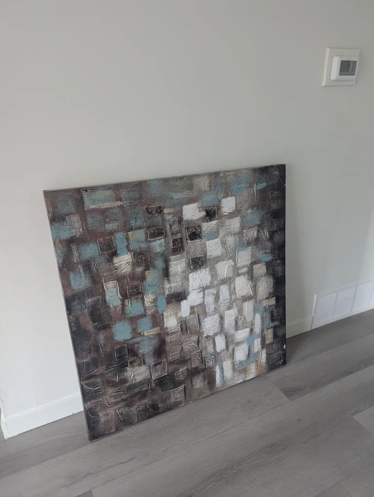 Large Abstract Canvas Wall Art 💚 image indicator(2)