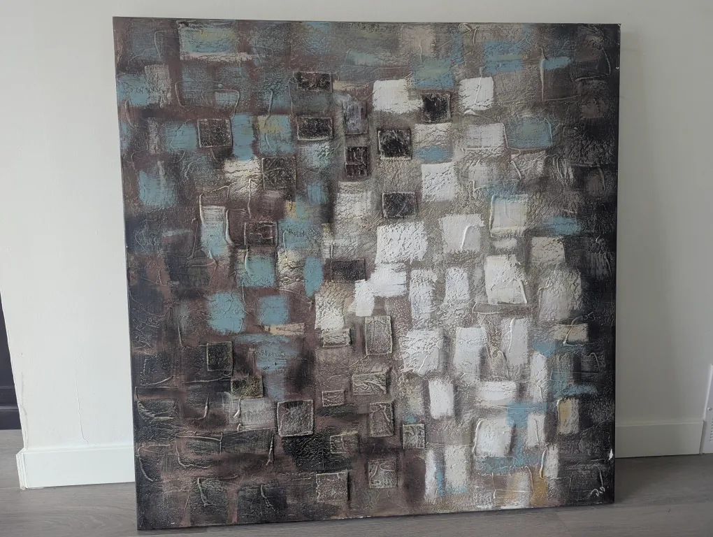 Large Abstract Canvas Wall Art 💚 image indicator(4)