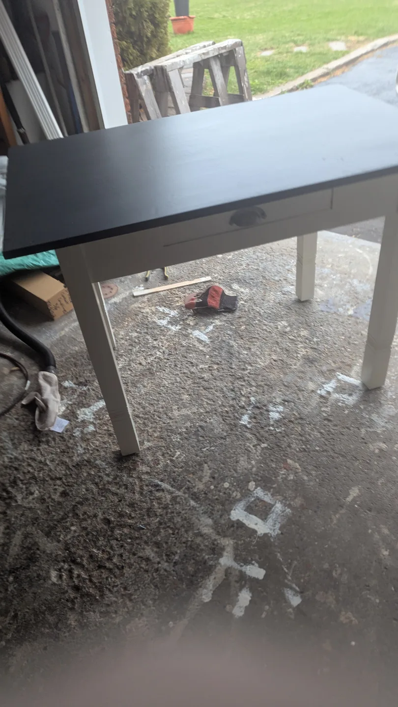 Painted Farmhouse Table with Drawer image indicator(5)
