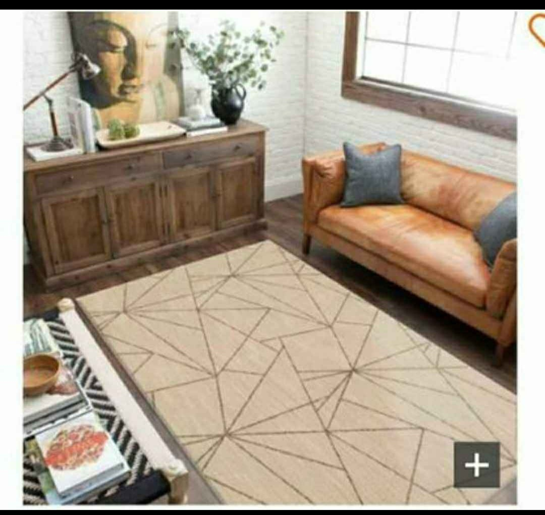 Alexender Creamy/Grey Geo Indoor Area Rug