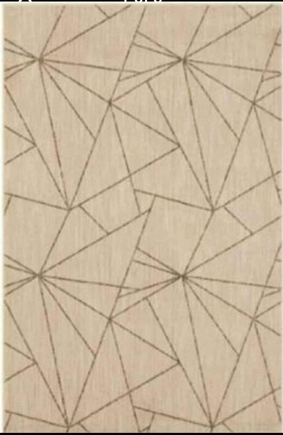 Alexender Creamy/Grey Geo Indoor Area Rug - photo 2