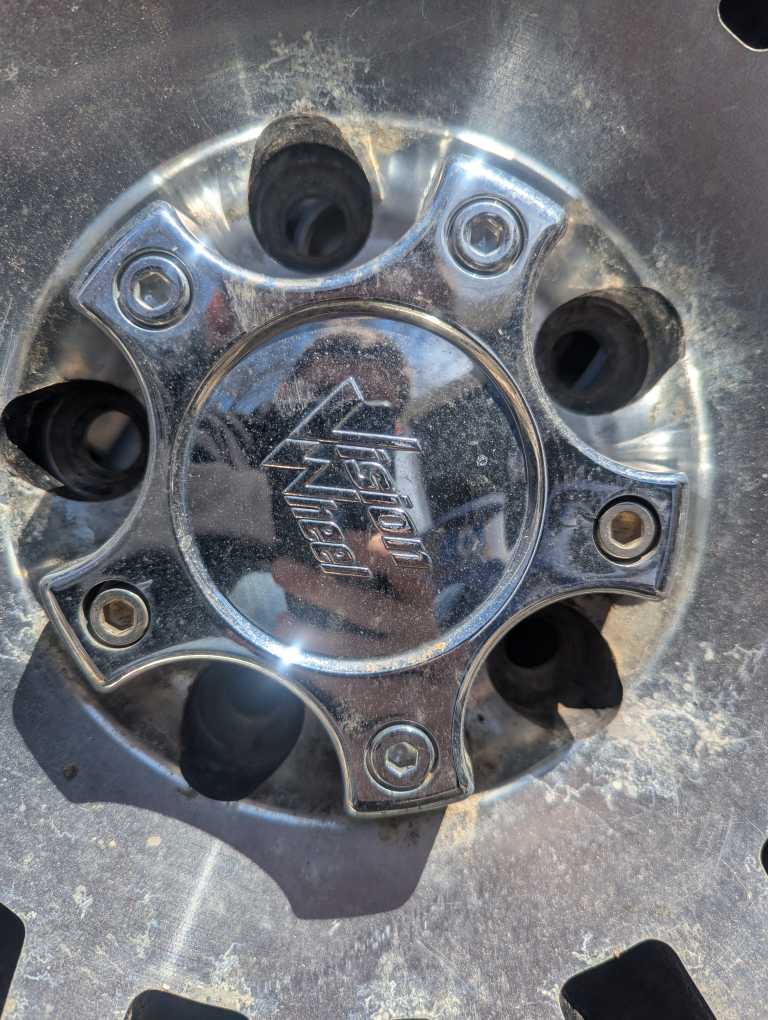 Used 18" Vision Wheel rims with tires - photo 3