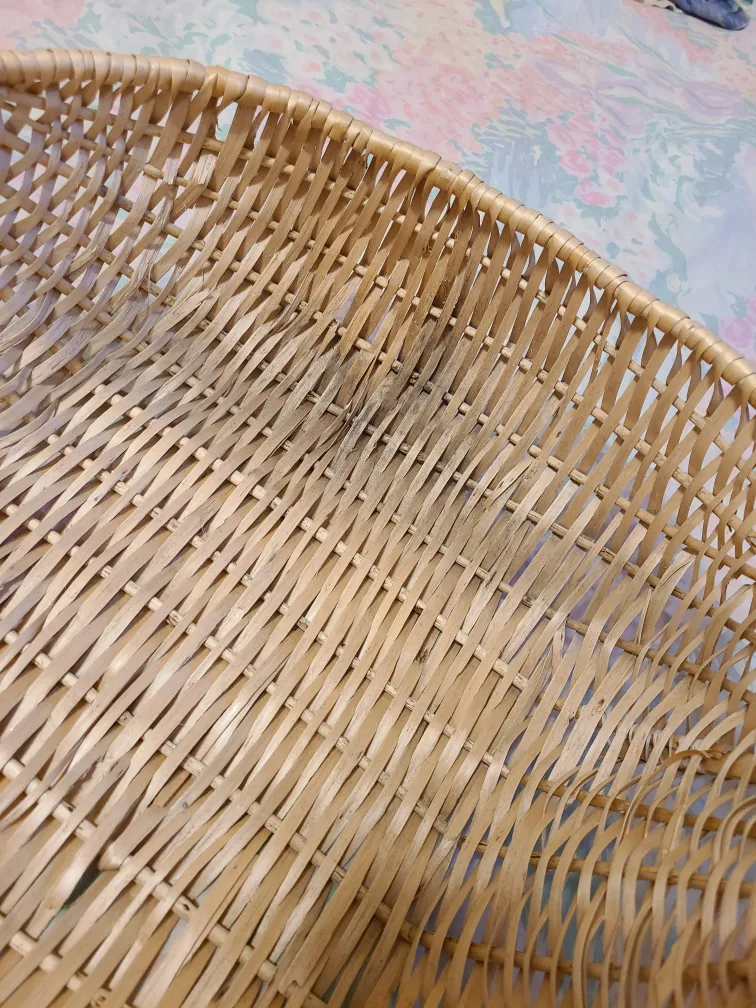 Big wicker basket with handles image indicator(4)