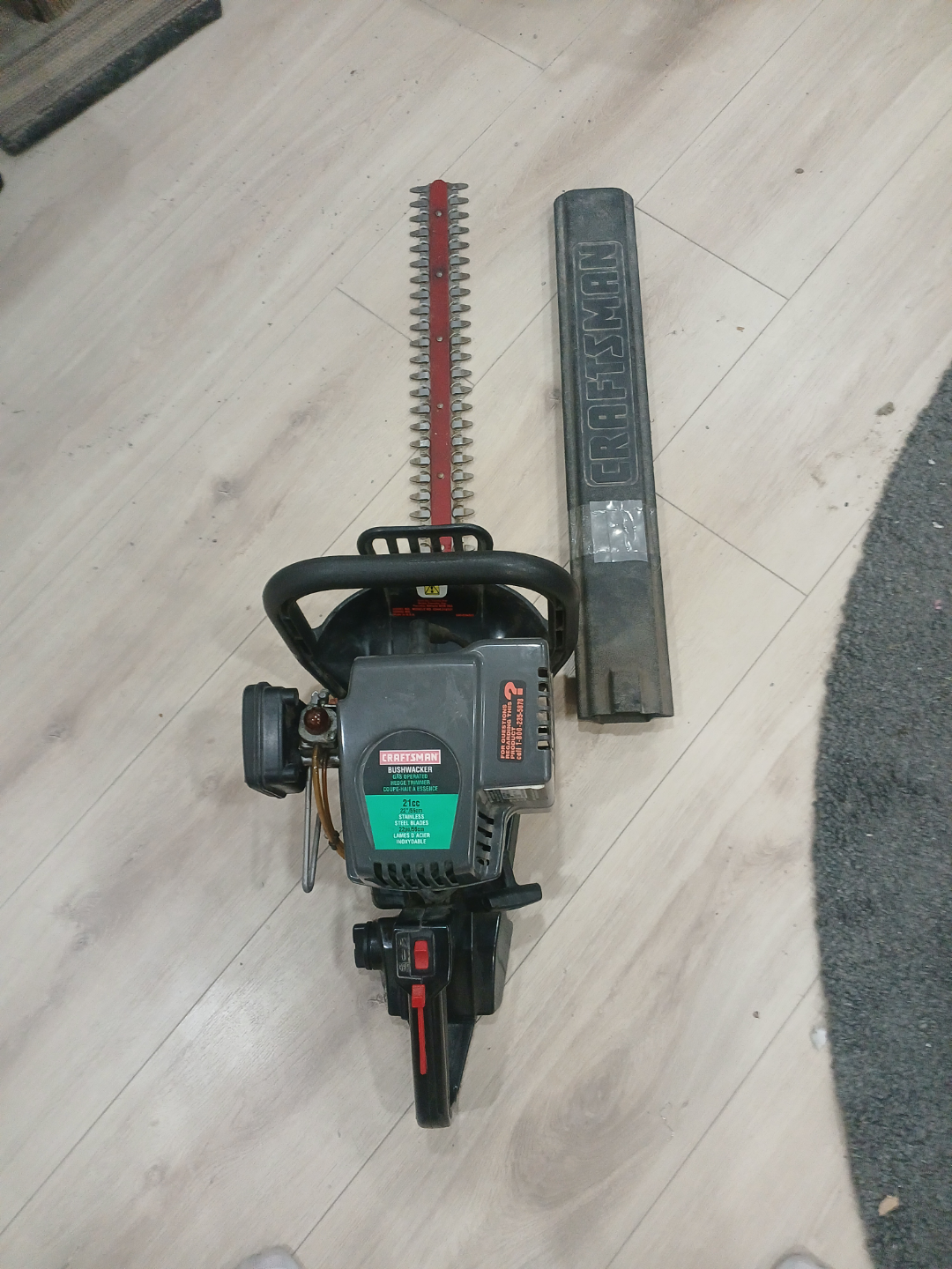 Craftsman Bushwacker Gas Hedge Trimmer - 21cc, 22" Blades