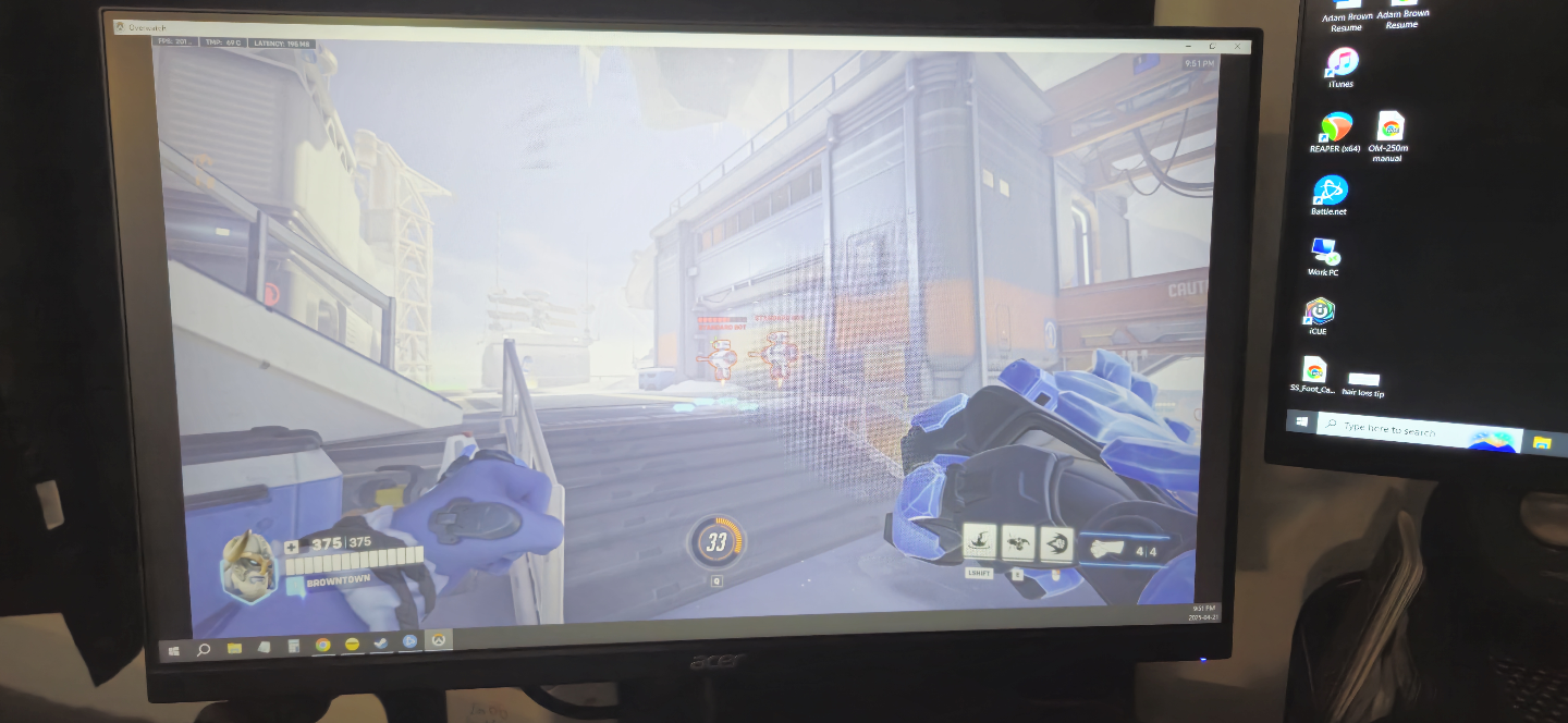 Acer Nitro 23.8" 180Hz 0.5ms IPS Gaming Monitor - photo 2