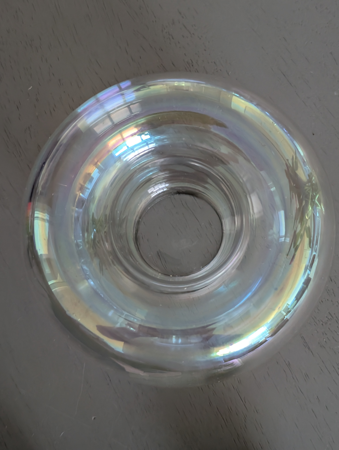 Iridescent Glass Candle Holder - photo 3