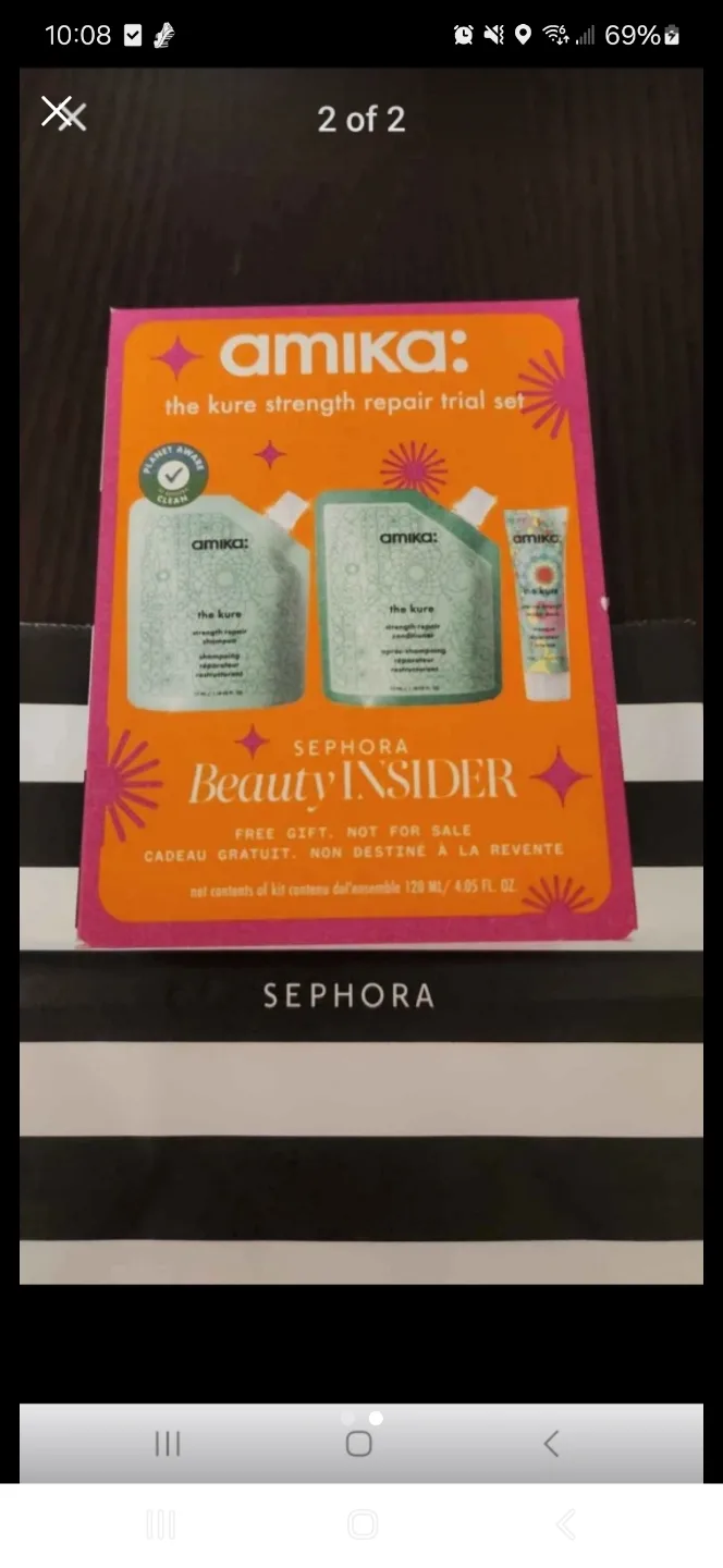 Amika The Kure Strength Repair Shampoo Conditioner Hair Mask Set image indicator(2)