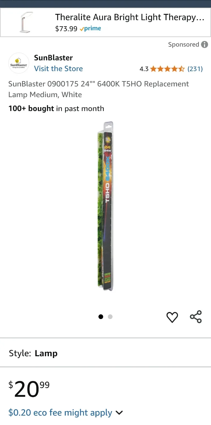 SunBlaster T5HO 6400K Grow Lamps (2-pack) image indicator(5)