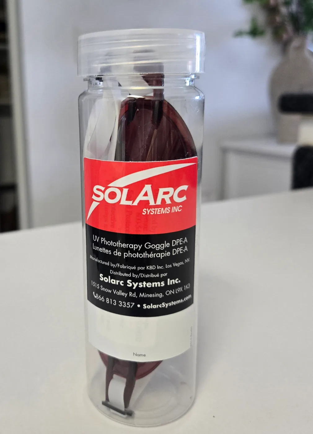 UV Protective Patient Goggle – Amber Tint image indicator(5)