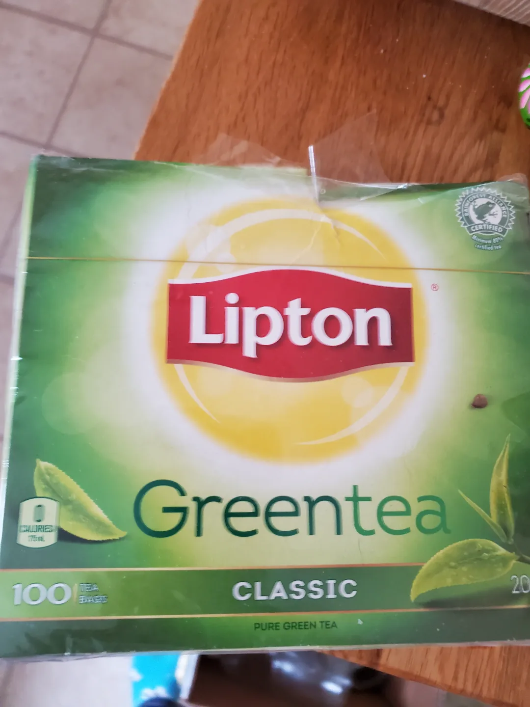 Lipton Greentea Classic 100 Tea Bags#freecycle thumbnail