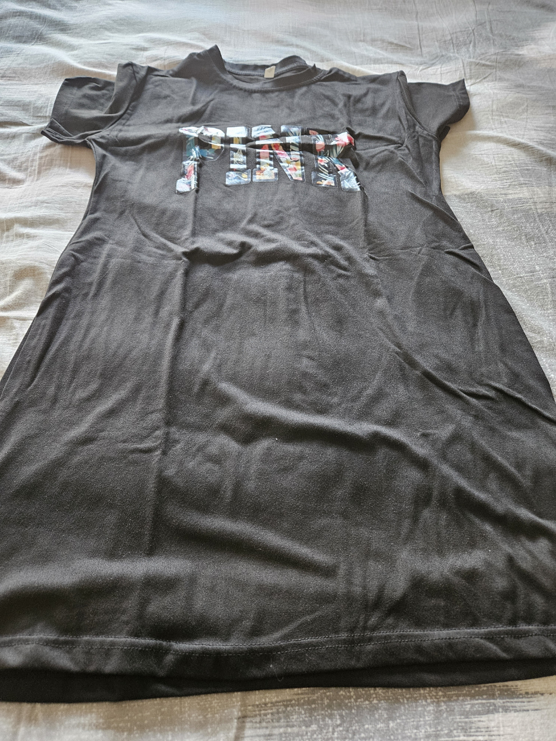 brand new PINK T-Shirt Dress - photo 3