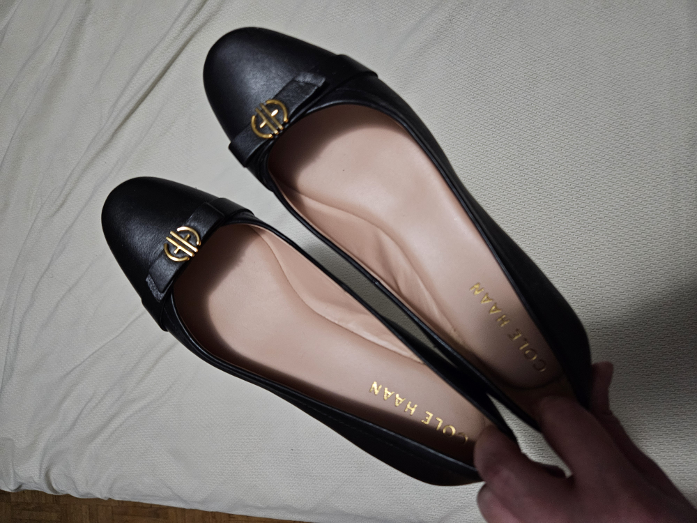 Cole Haan Black Leather Shoes Wedge - photo 2