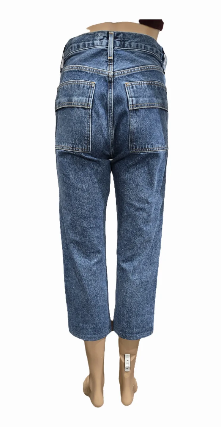 Agolde Cropped Cooper Cargo in Regulation Size 23-24 image indicator(7)