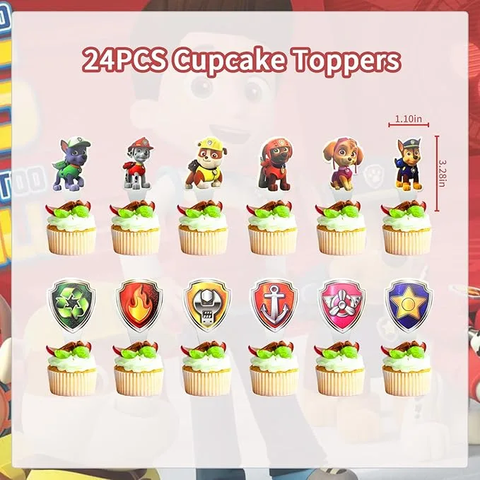 Paw Patrol Cupcake and Cake Toppers - 25 Pieces #freecycle image indicator(4)