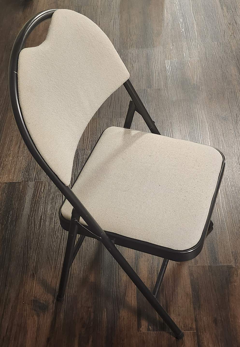 Beige Folding Chair