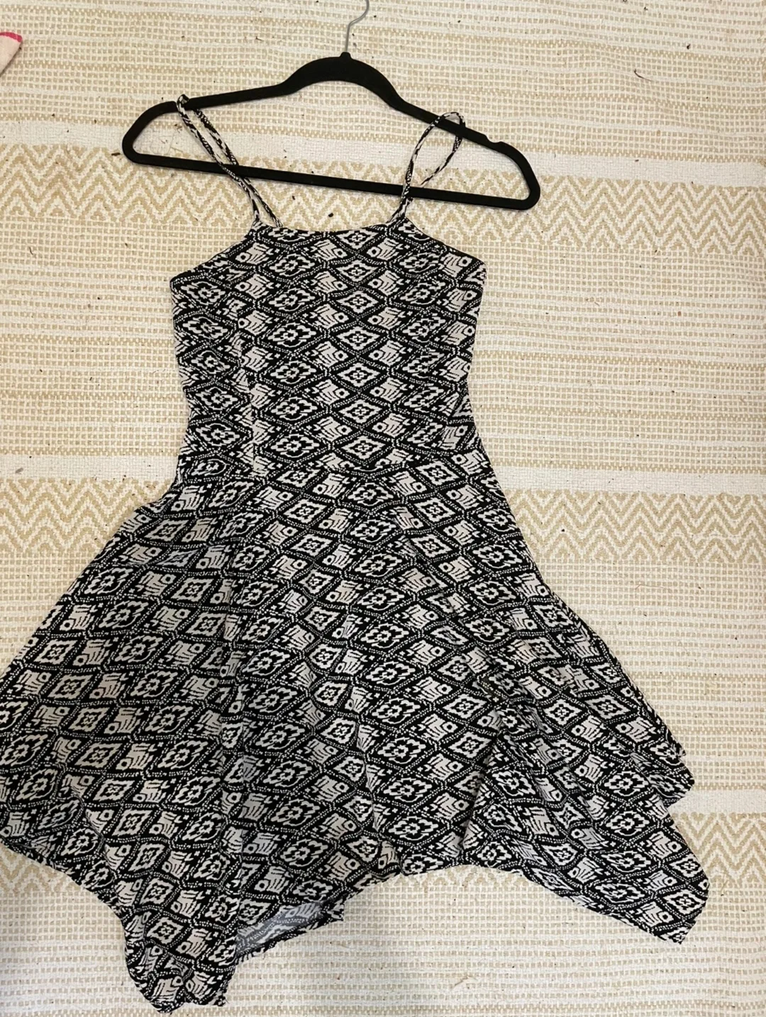 Black and White Patterned Sundress thumbnail