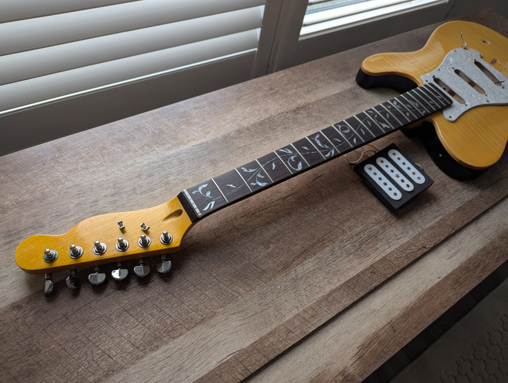 Unfinished Telecaster Guitar Kit - photo 3