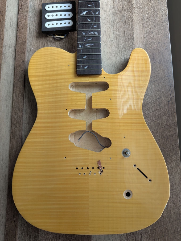 Unfinished Telecaster Guitar Kit - photo 5
